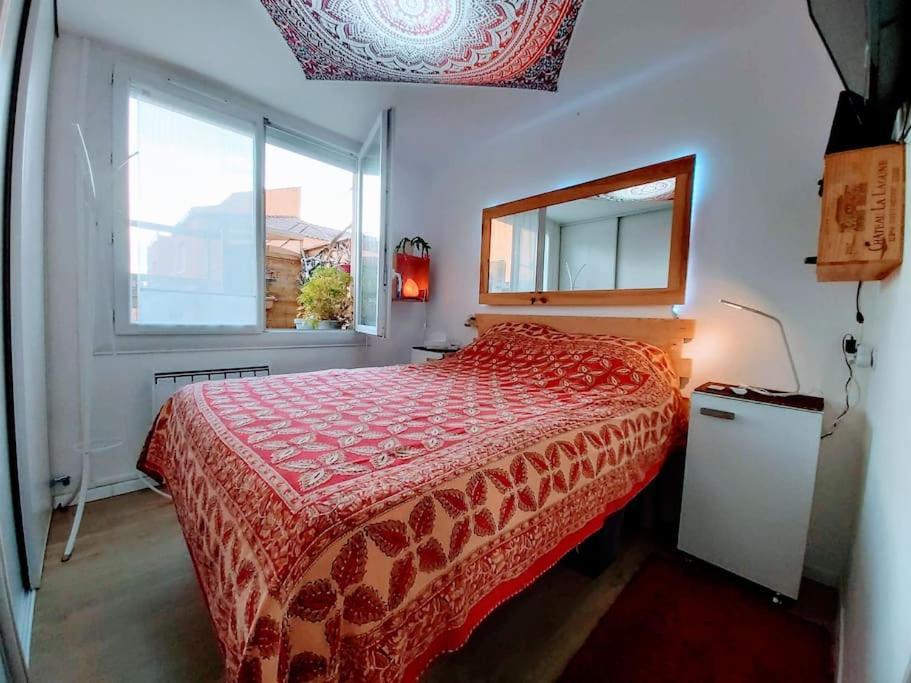T2 Cosy A La Plage, Terrasse Vue Sur Mer Et Parking Privatif Narbona Exterior foto